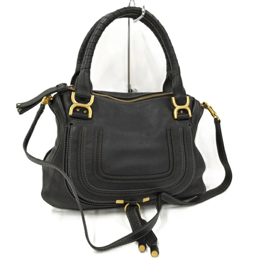 Chloe bag Marcie black leather